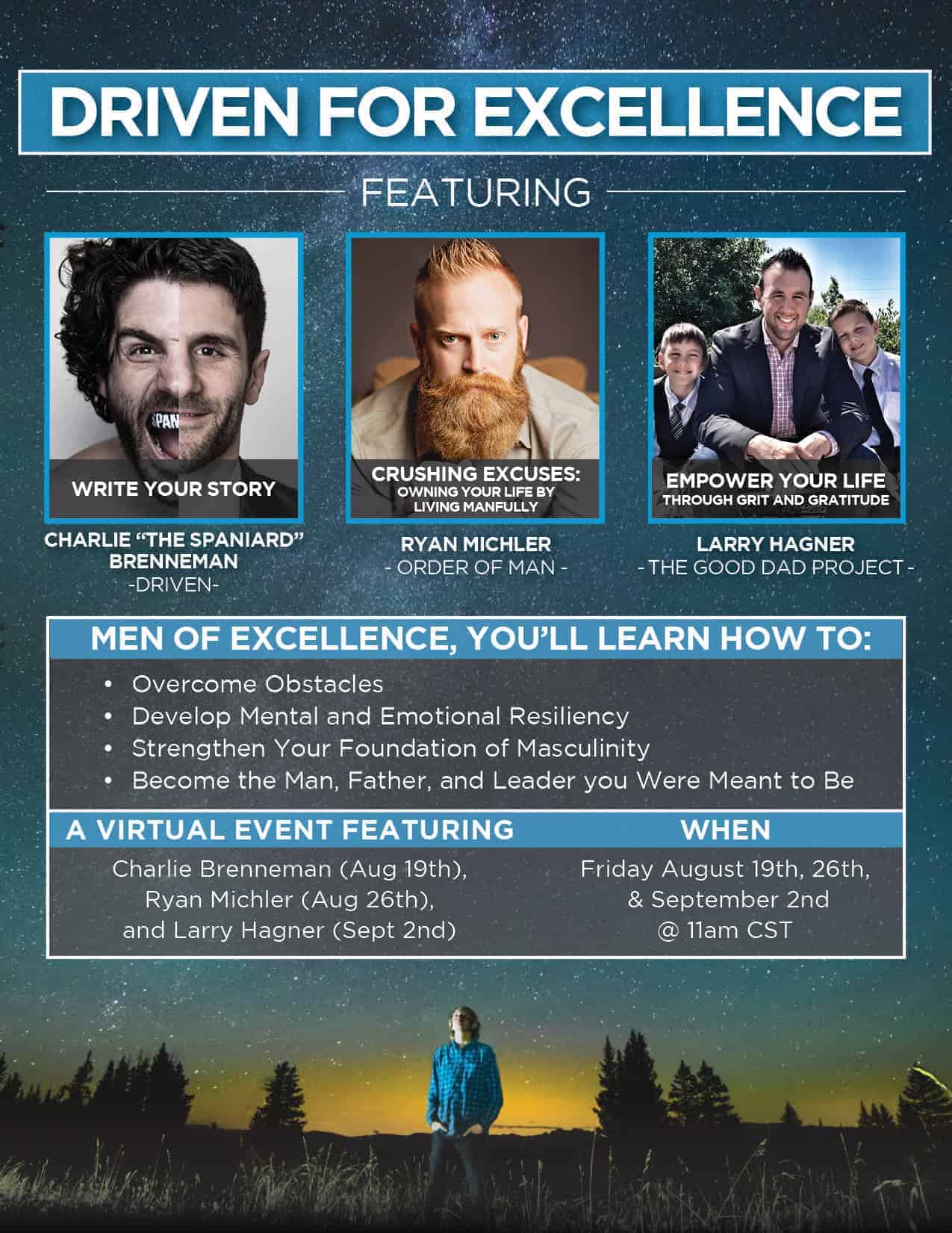 Driven for Excellence Summit Flyer